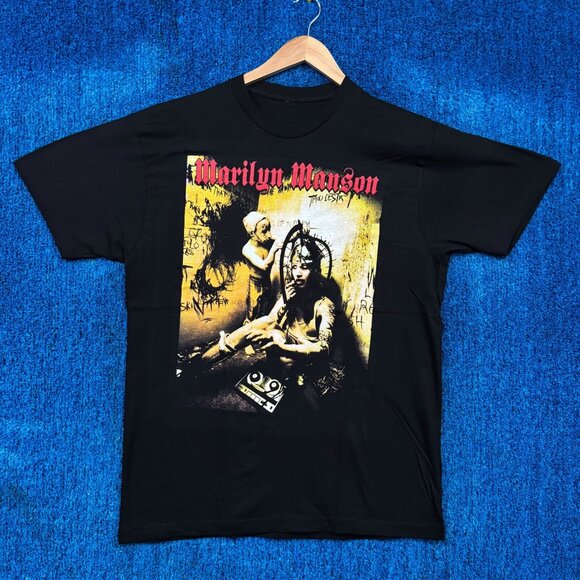 Marilyn Manson “Mechanical Animals” Metal Graphic T-Shirt Size Large - Picture 1 of 4